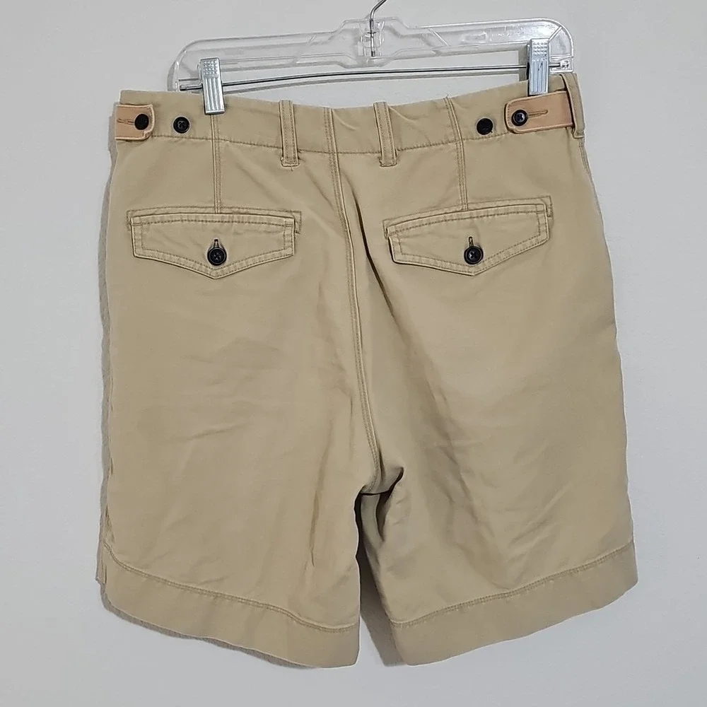 Men's Tommy Bahama Relax Linen Blend Flat Front Chino Shorts Green Size 32‎